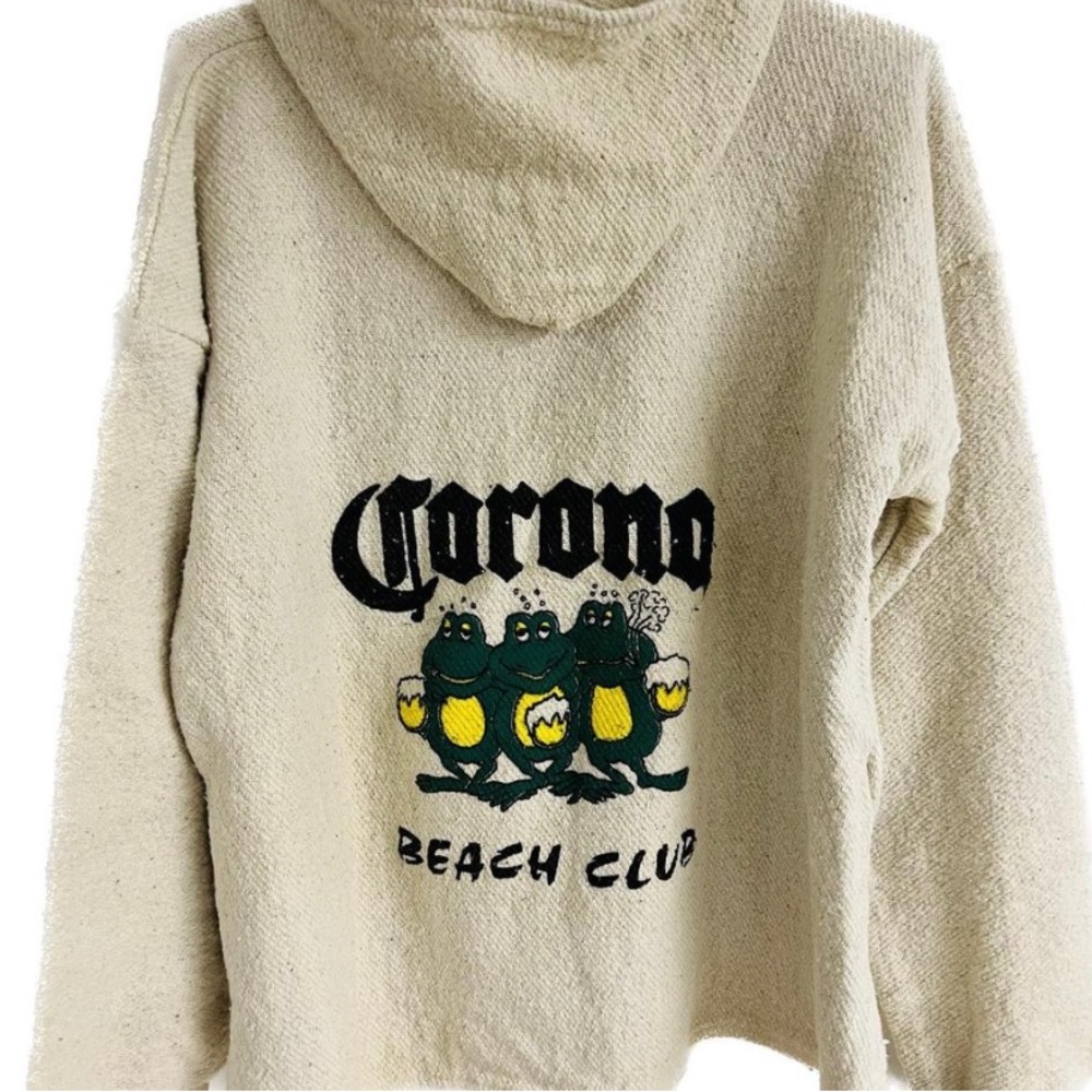 corona beach club hoodie